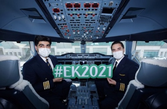 Emirates: Πτήση- τεστ με εμβολιασμένους επιβάτες και πλήρωμα πάνω από τα Εμιράτα